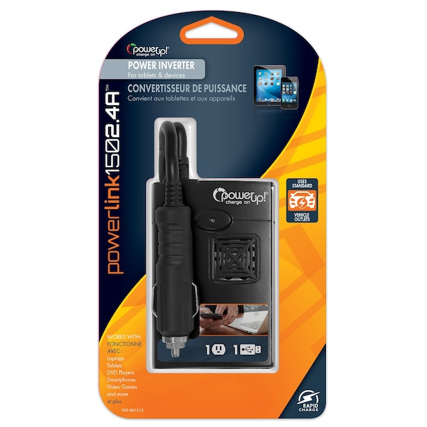 Power Up! Power Inverter 150w 1AC1USB 193-601512 - main